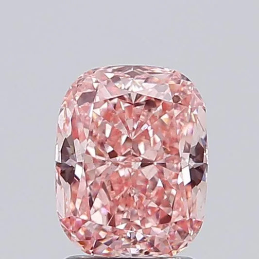 2.03ct Cushion modified Lab Grown Diamond (Colour Fancy Vivid Pink, Clarity VS2, IGI Certified)