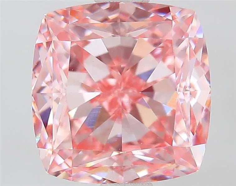 2.03ct Cushion modified Lab Grown Diamond (Colour Fancy Vivid Pink, Clarity VVS2, IGI Certified)
