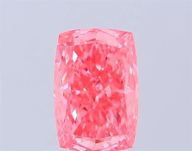2.03ct Cushion modified Lab Grown Diamond (Colour Fancy Vivid Pink, Clarity VVS2, IGI Certified)