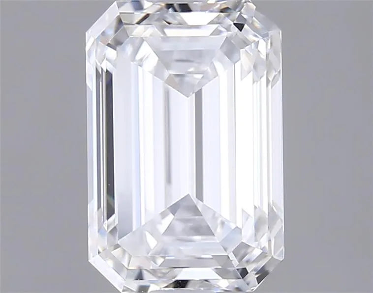 2.03ct Emerald Lab Grown Diamond (Colour D, Clarity FL, IGI Certified)