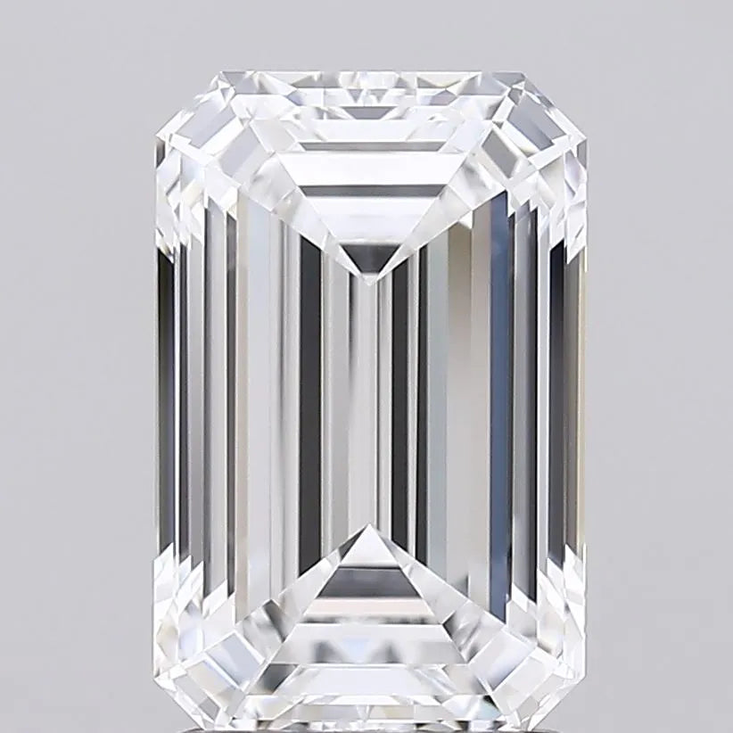 2.03ct Emerald Lab Grown Diamond (Colour D, Clarity FL, IGI Certified)