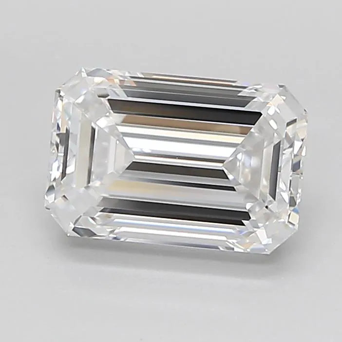 2.03ct Emerald Lab Grown Diamond (Colour D, Clarity VVS1, Cut EX, IGI Certified)