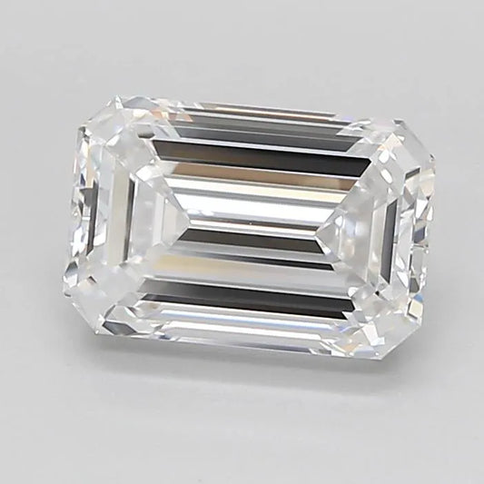2.03ct Emerald Lab Grown Diamond (Colour D, Clarity VVS1, Cut EX, IGI Certified)