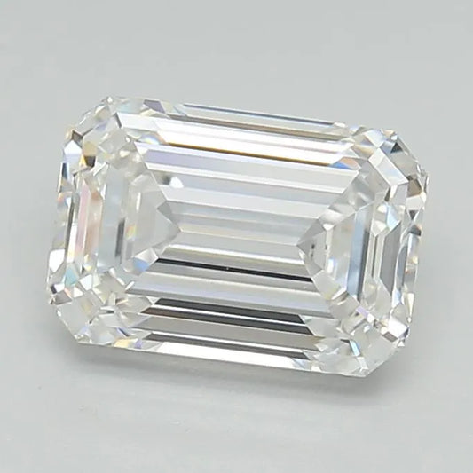 2.03ct Emerald Lab Grown Diamond (Colour F, Clarity IF, IGI Certified)