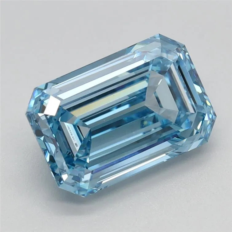 2.03ct Emerald Lab Grown Diamond (Colour Fancy Intense Blue, Clarity VVS2, IGI Certified)