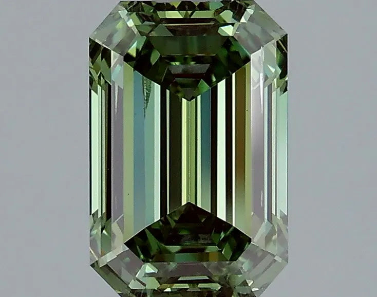 2.03ct Emerald Lab Grown Diamond (Colour Fancy Vivid Green, Clarity SI1, IGI Certified)