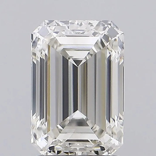 2.03ct Emerald Lab Grown Diamond (Colour H, Clarity VVS2, IGI Certified)