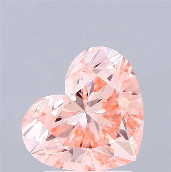 2.03ct Heart Lab Grown Diamond (Colour Fancy Intense Pink, Clarity VS1, IGI Certified)