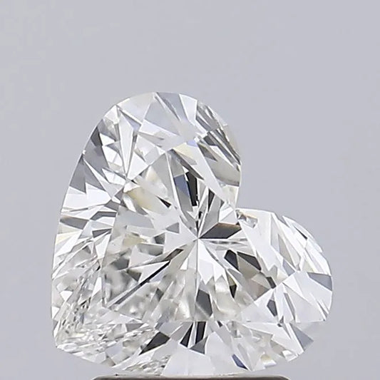 2.03ct Heart Lab Grown Diamond (Colour G, Clarity VVS2, IGI Certified)