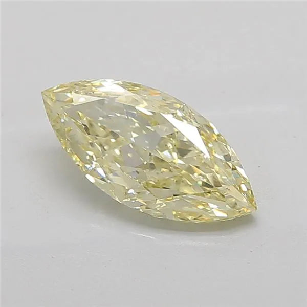 2.03ct Marquise Lab Grown Diamond (Colour Fancy Light Yellow, Clarity VS1, IGI Certified)