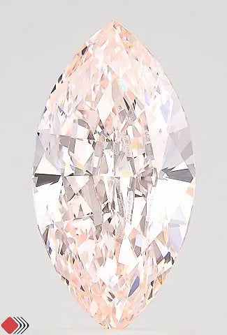 2.03ct Marquise Lab Grown Diamond (Colour Fancy Vivid Pink, Clarity VVS2, IGI Certified)