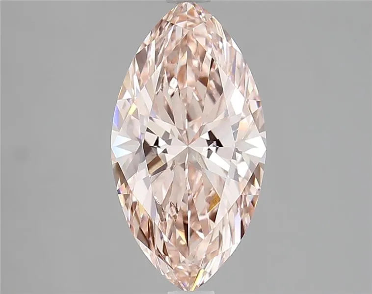 2.03ct Marquise Lab Grown Diamond (Colour Fancy Vivid Pink, Clarity VVS2, IGI Certified)