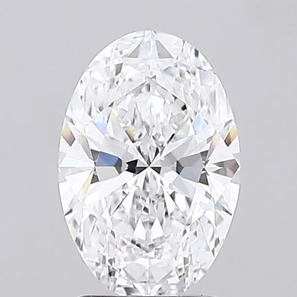 2.03ct Oval Lab Grown Diamond (Colour D, Clarity FL, Cut EX, IGI Certified)