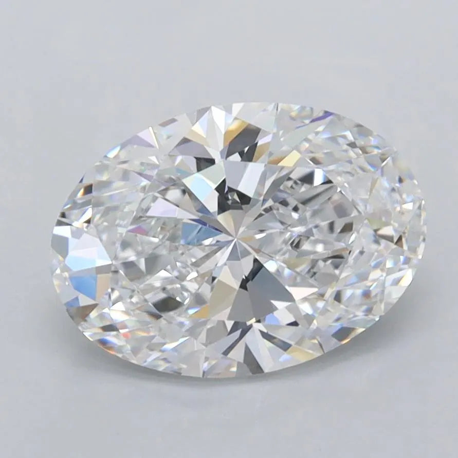 2.03ct Oval Lab Grown Diamond (Colour D, Clarity FL, IGI Certified)