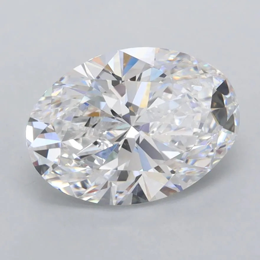 2.03ct Oval Lab Grown Diamond (Colour D, Clarity FL, IGI Certified)
