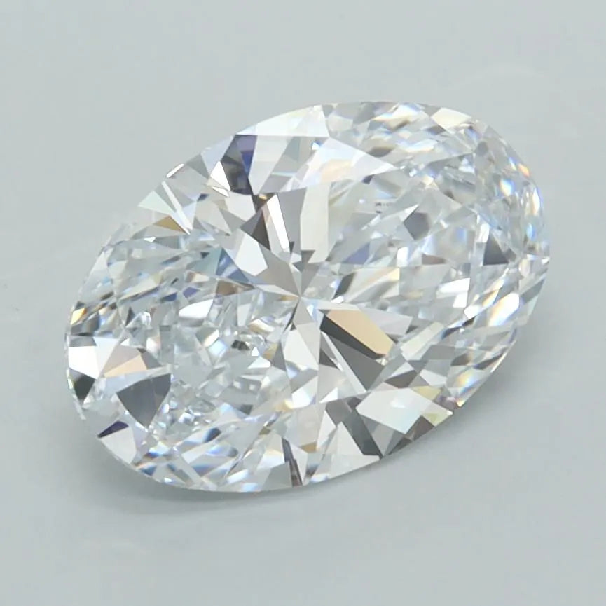 2.03ct Oval Lab Grown Diamond (Colour D, Clarity FL, IGI Certified)