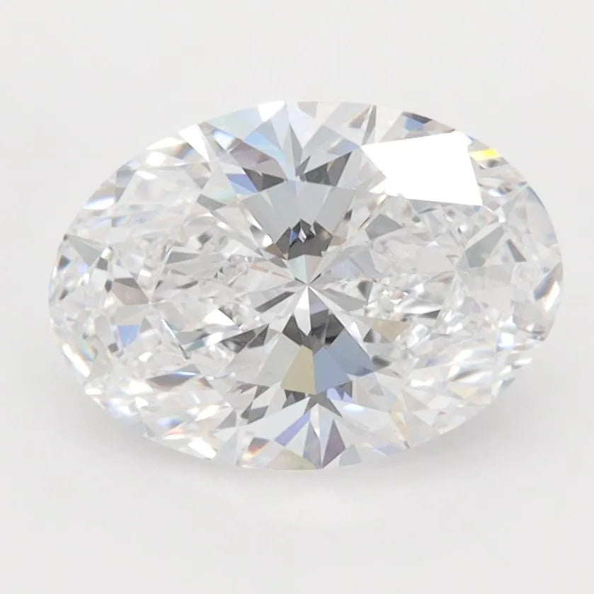 2.03ct Oval Lab Grown Diamond (Colour D, Clarity VVS1, IGI Certified)