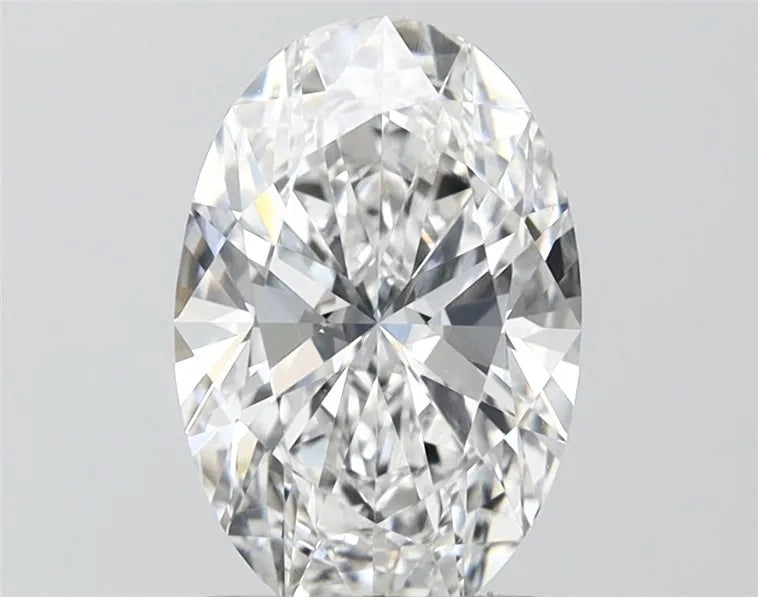 2.03ct Oval Lab Grown Diamond (Colour E, Clarity VVS2, IGI Certified)
