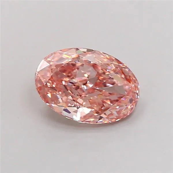 2.03ct Oval Lab Grown Diamond (Colour Fancy Intense Brownish Pink, Clarity VVS2, IGI Certified)