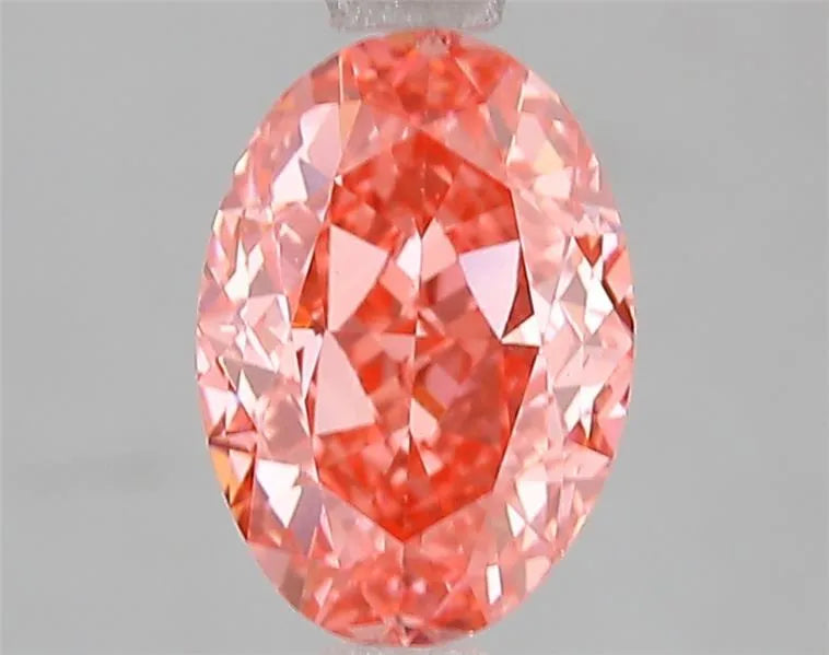 2.03ct Oval Lab Grown Diamond (Colour Fancy Vivid Pink, Clarity VS1, IGI Certified)