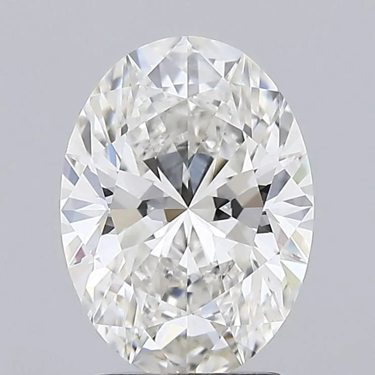2.03ct Oval Lab Grown Diamond (Colour G, Clarity VVS2, IGI Certified)