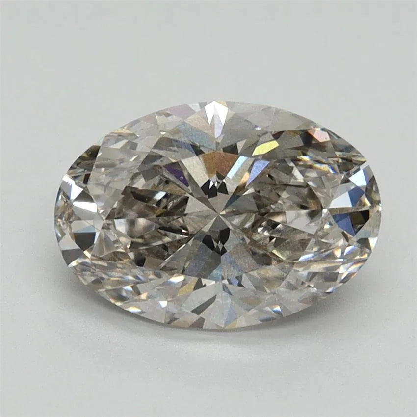 2.03ct Oval Lab Grown Diamond (Colour H, Clarity SI2, IGI Certified)