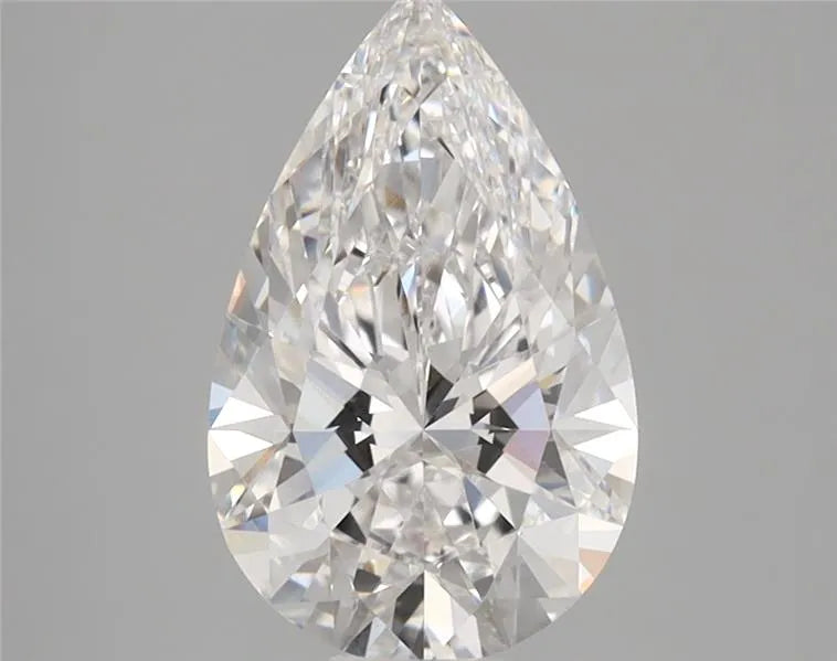 2.03ct Pear Lab Grown Diamond (Colour E, Clarity VVS2, GIA Certified)