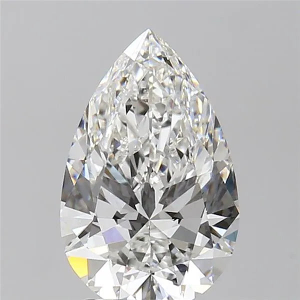 2.03ct Pear Lab Grown Diamond (Colour F, Clarity VVS2, IGI Certified)