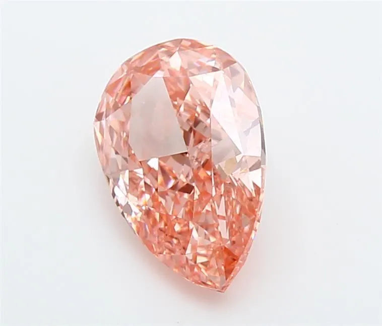 2.03ct Pear Lab Grown Diamond (Colour Fancy Vivid Pink, Clarity VVS2, IGI Certified)
