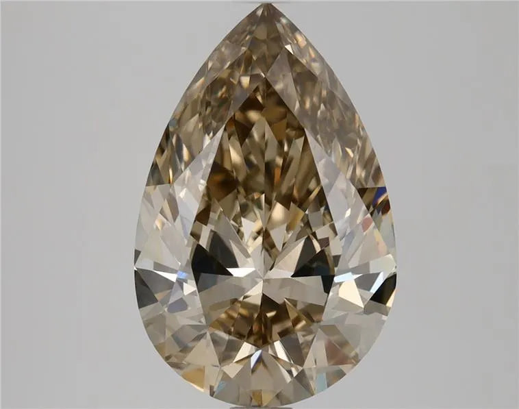 2.03ct Pear Natural Diamond (Colour Fancy Yellowish Brown, Clarity VS1, GIA Certified)