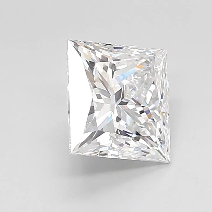 2.03ct Princess Lab Grown Diamond (Colour D, Clarity FL, Cut EX, IGI Certified)