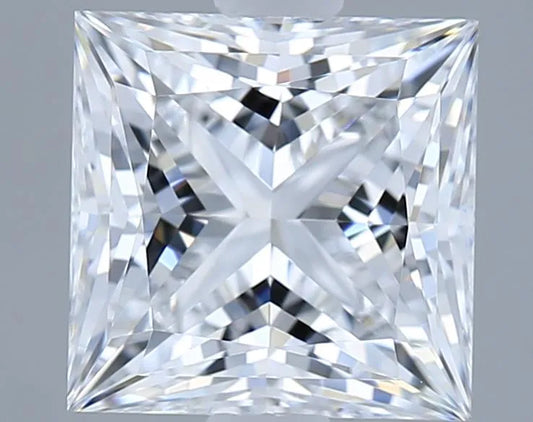2.03ct Princess Lab Grown Diamond (Colour D, Clarity FL, IGI Certified)
