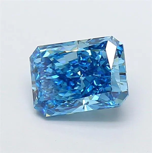 2.03ct Radiant Lab Grown Diamond (Colour Fancy Vivid Blue, Clarity VS1, IGI Certified)