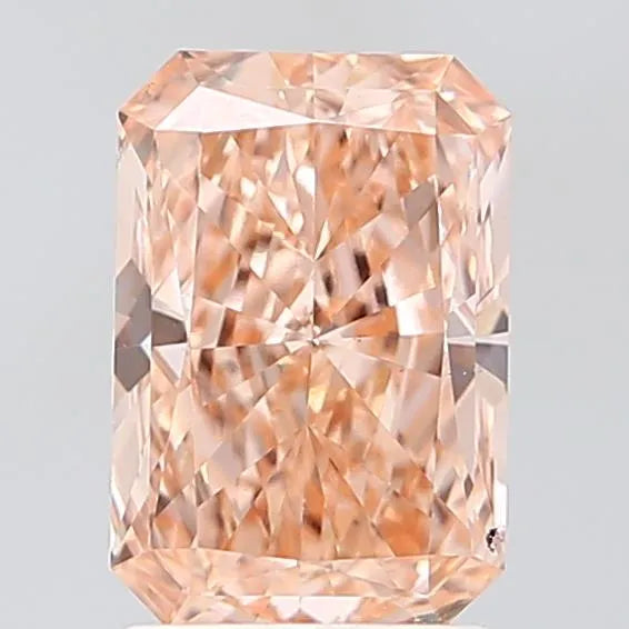 2.03ct Radiant Lab Grown Diamond (Colour Fancy Vivid Pink Orange, Clarity VS1, IGI Certified)