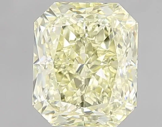 2.03ct Radiant Natural Diamond (Colour Fancy Light Yellow, Clarity VS1, GIA Certified)