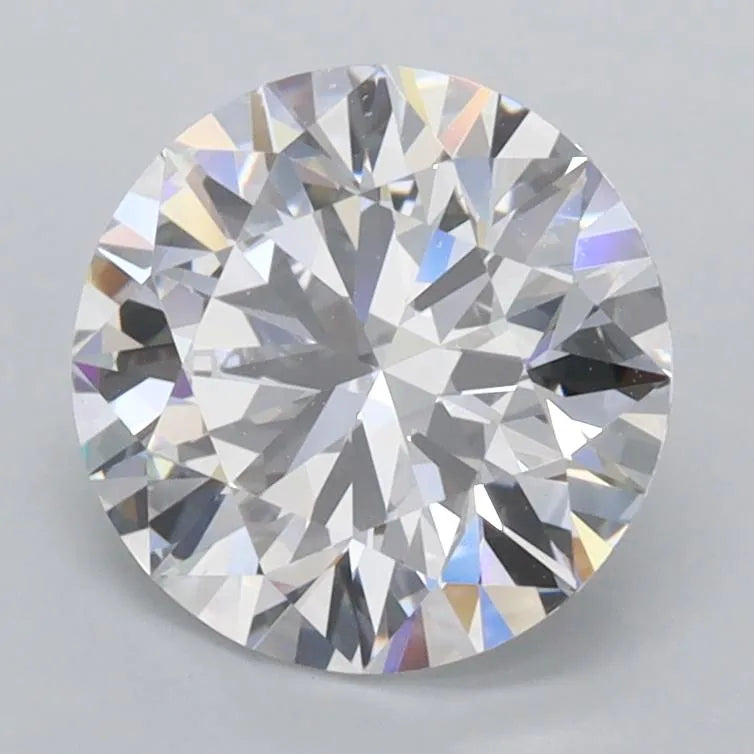 2.03ct Round Lab Grown Diamond (Colour D, Clarity FL, Cut ID, IGI Certified)