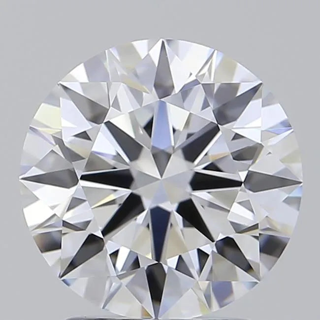 2.03ct Round Lab Grown Diamond (Colour D, Clarity IF, Cut ID, IGI Certified)