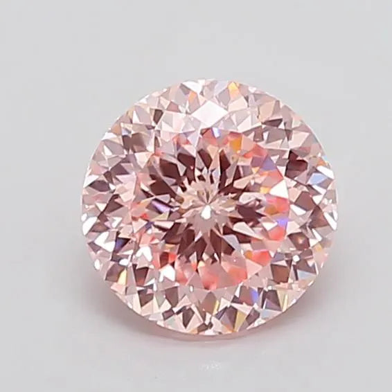 2.03ct Round Lab Grown Diamond (Colour Fancy Intense Pink, Clarity VS1, IGI Certified)