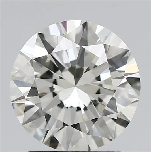 2.03ct Round Natural Diamond (Colour M, Clarity VVS1, Cut EX, GIA Certified)