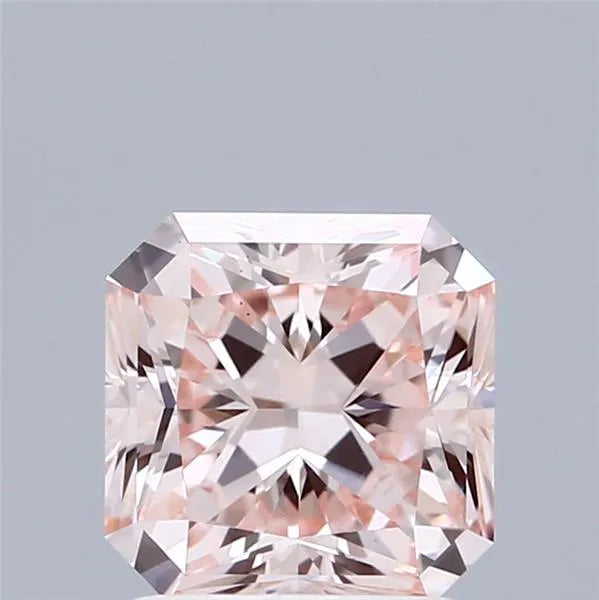 2.03ct Square radiant Lab Grown Diamond (Colour Fancy Intense Pink, Clarity VS1, IGI Certified)