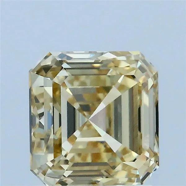 2.04ct Asscher Lab Grown Diamond (Colour Fancy Yellow, Clarity VVS1, IGI Certified)
