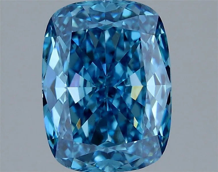 2.04ct Cushion modified Lab Grown Diamond (Colour Fancy Vivid Blue, Clarity VVS2, IGI Certified)