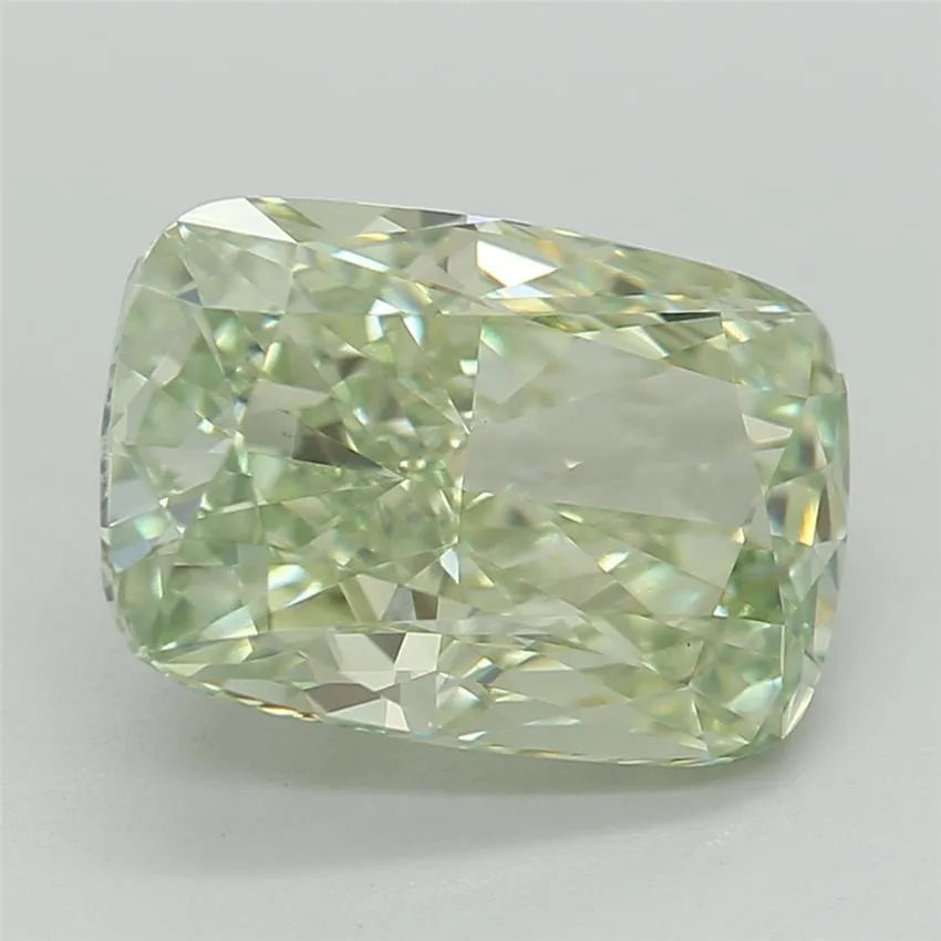 2.04ct Cushion modified Lab Grown Diamond (Colour Fancy Vivid Green, Clarity VVS2, IGI Certified)