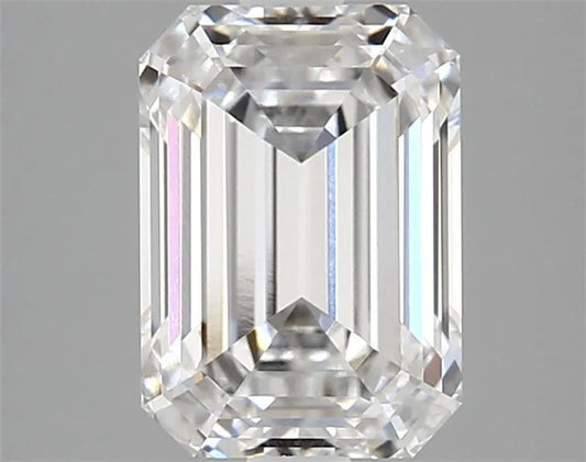 2.04ct Emerald Lab Grown Diamond (Colour D, Clarity IF, IGI Certified)