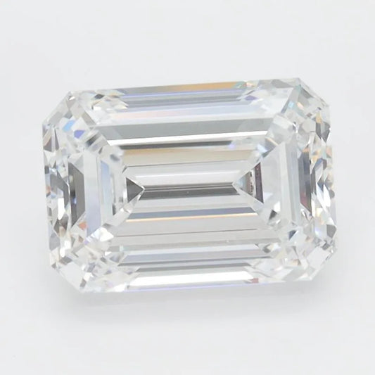 2.04ct Emerald Lab Grown Diamond (Colour D, Clarity VVS1, IGI Certified)
