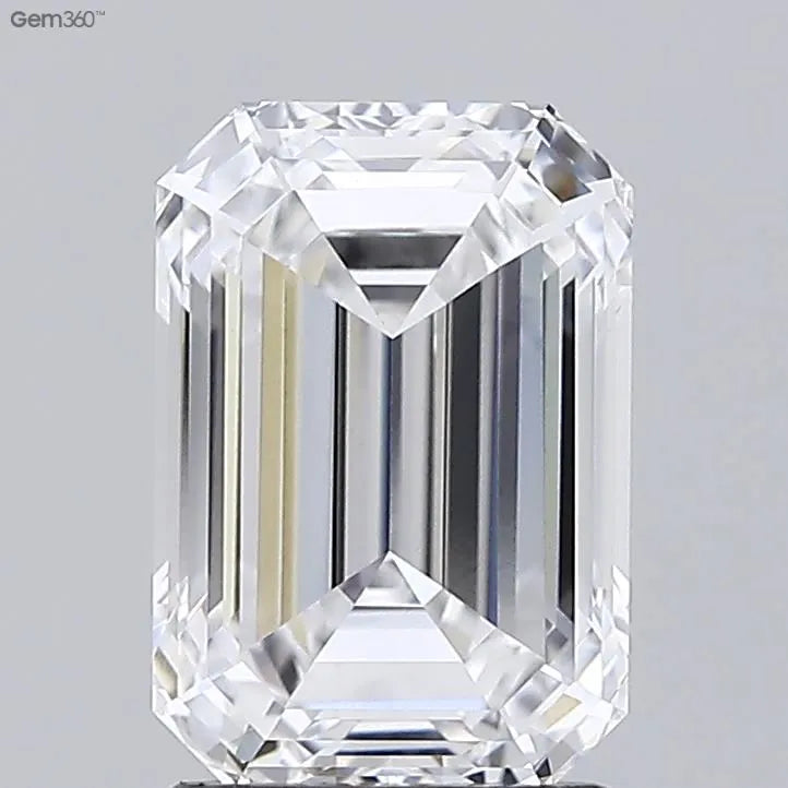2.04ct Emerald Lab Grown Diamond (Colour E, Clarity VVS2, GIA Certified)