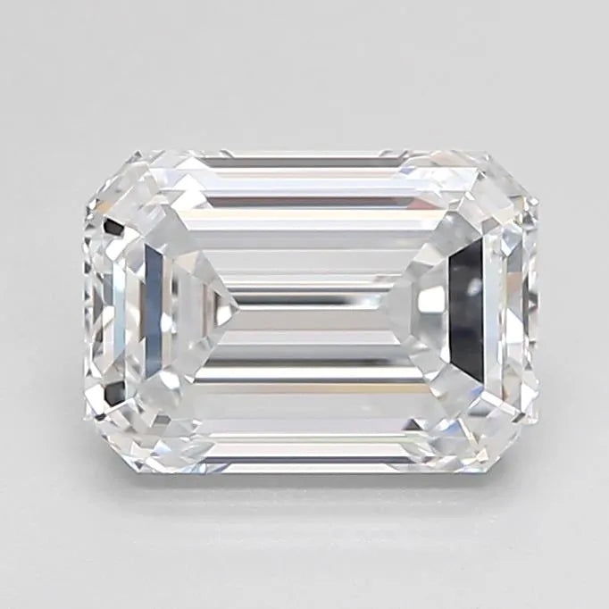 2.04ct Emerald Lab Grown Diamond (Colour F, Clarity VVS2, Cut EX, IGI Certified)