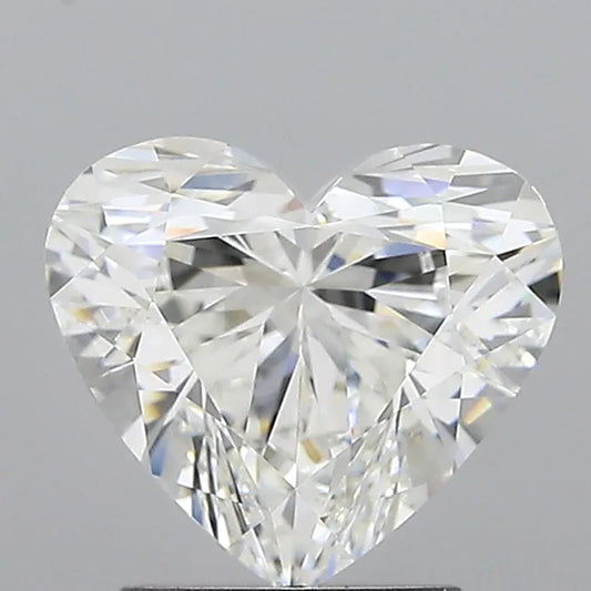 2.04ct Heart Lab Grown Diamond (Colour E, Clarity VVS1, IGI Certified)
