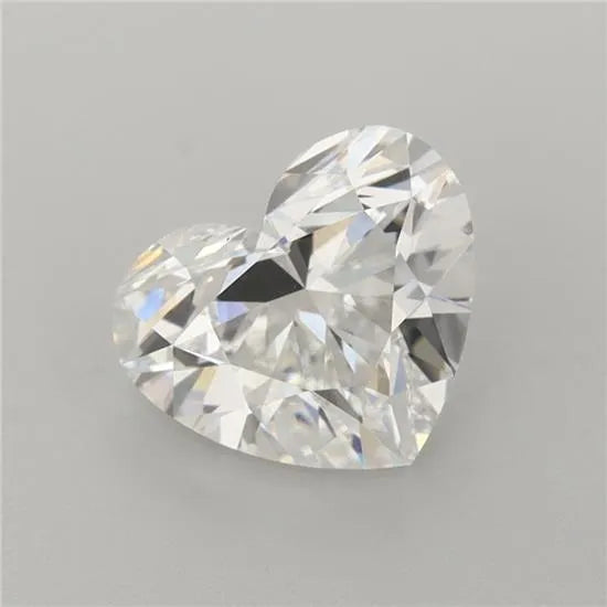 2.04ct Heart Lab Grown Diamond (Colour F, Clarity VVS2, IGI Certified)