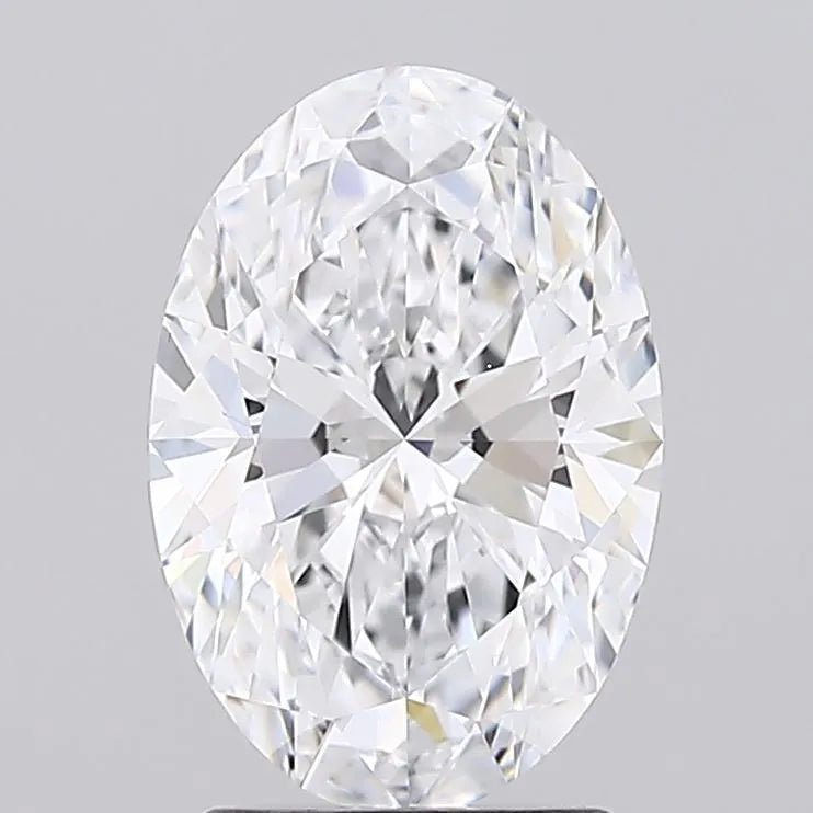 2.04ct Oval Lab Grown Diamond (Colour D, Clarity FL, Cut EX, GIA Certified)